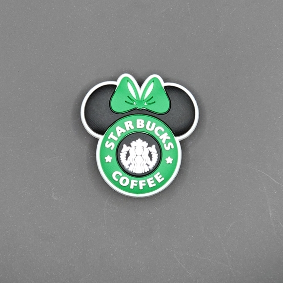 CROCS Accessories - (5/$15) Disney Minnie Starbucks Croc Charm